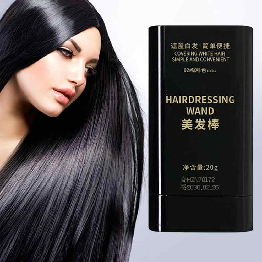 (2 pcs)Hair Dye Stick th Comb Black Brown Coffee Long Lasting Temporary Hair